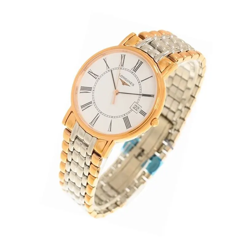 Longines Classic Two-tone Rose-gold PVD Men's Watch- L4.790.1.11.7